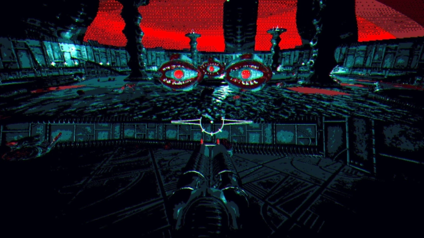 Шутер с зеркалом заднего вида Hellscreen в духе Doom вышел из раннего доступа